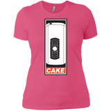 T-Shirts Hot Pink / X-Small Cake is a Lie Women's Premium T-Shirt