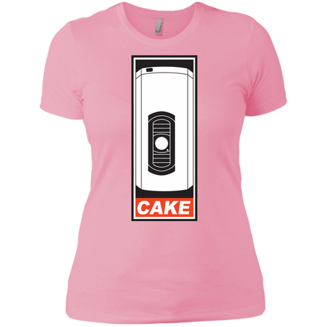 T-Shirts Light Pink / X-Small Cake is a Lie Women's Premium T-Shirt