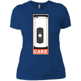 T-Shirts Royal / X-Small Cake is a Lie Women's Premium T-Shirt