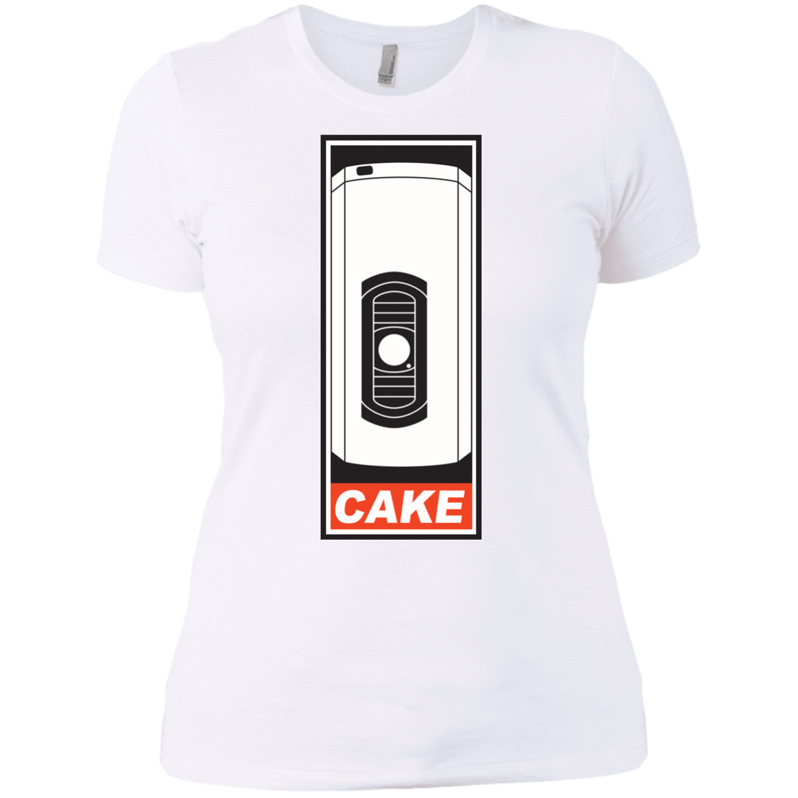 T-Shirts White / X-Small Cake is a Lie Women's Premium T-Shirt
