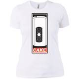 T-Shirts White / X-Small Cake is a Lie Women's Premium T-Shirt