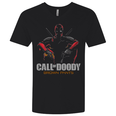 T-Shirts Black / X-Small Call of Doody Men's Premium V-Neck