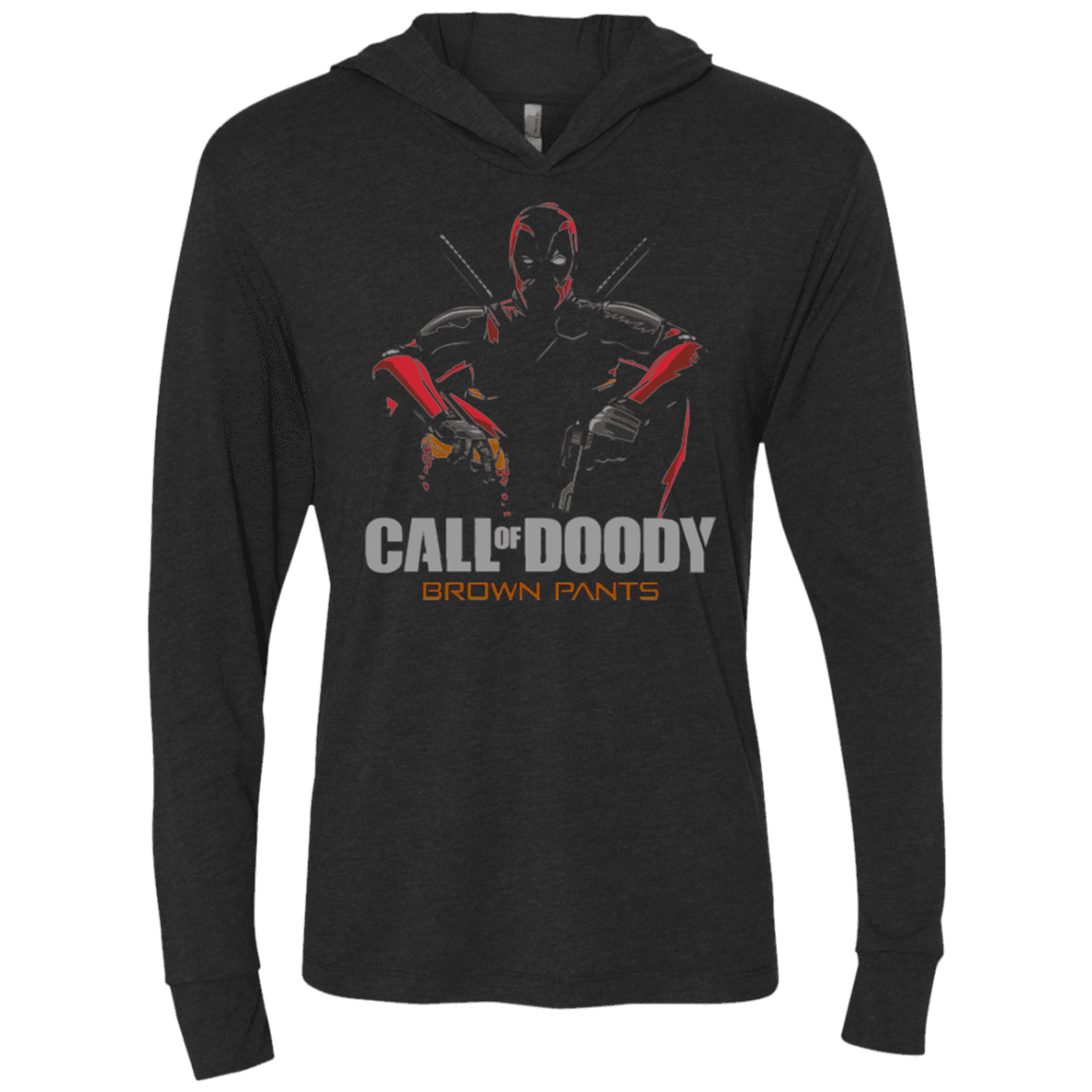 T-Shirts Vintage Black / X-Small Call of Doody Triblend Long Sleeve Hoodie Tee