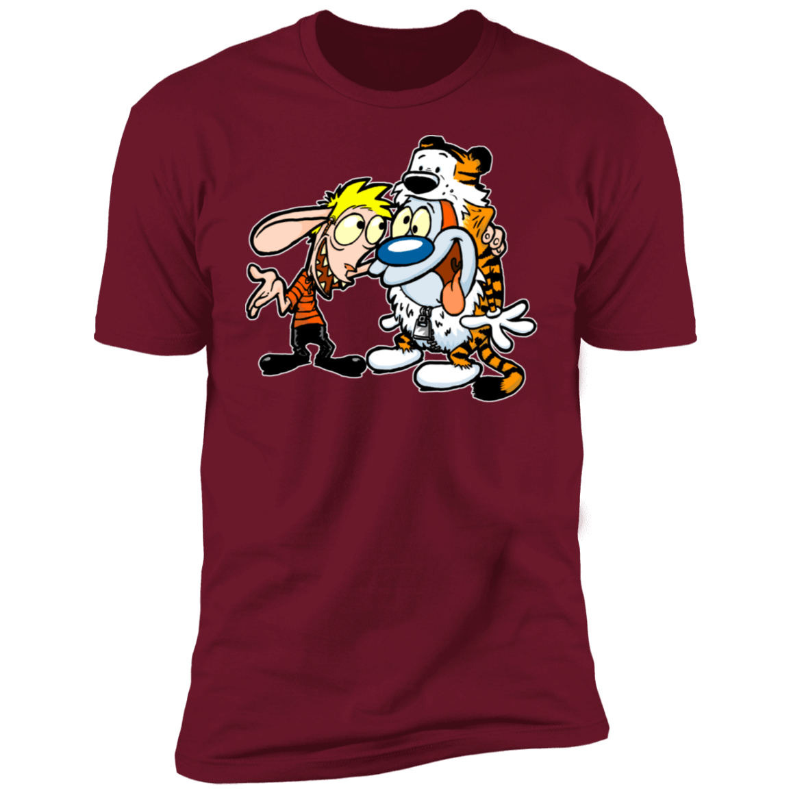 T-Shirts Cardinal / S Calren n Stimps Men's Premium T-Shirt