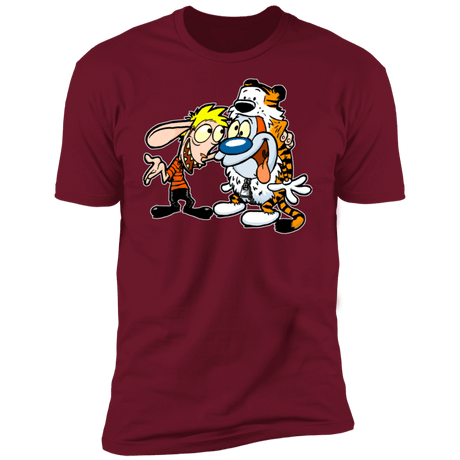 T-Shirts Cardinal / S Calren n Stimps Men's Premium T-Shirt