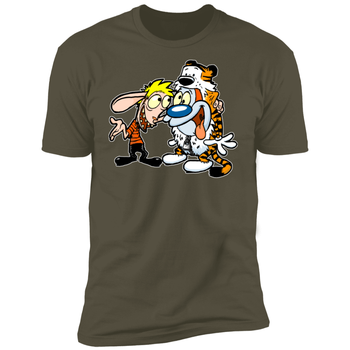 T-Shirts Military Green / S Calren n Stimps Men's Premium T-Shirt