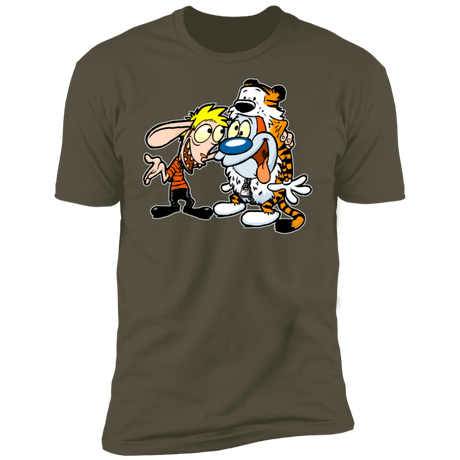 T-Shirts Military Green / S Calren n Stimps Men's Premium T-Shirt