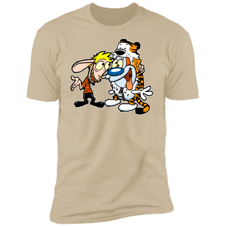 T-Shirts Sand / S Calren n Stimps Men's Premium T-Shirt