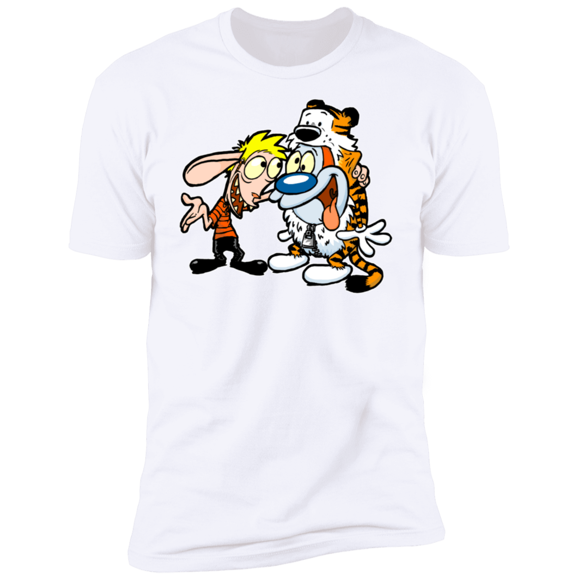 T-Shirts White / S Calren n Stimps Men's Premium T-Shirt