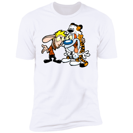 T-Shirts White / S Calren n Stimps Men's Premium T-Shirt