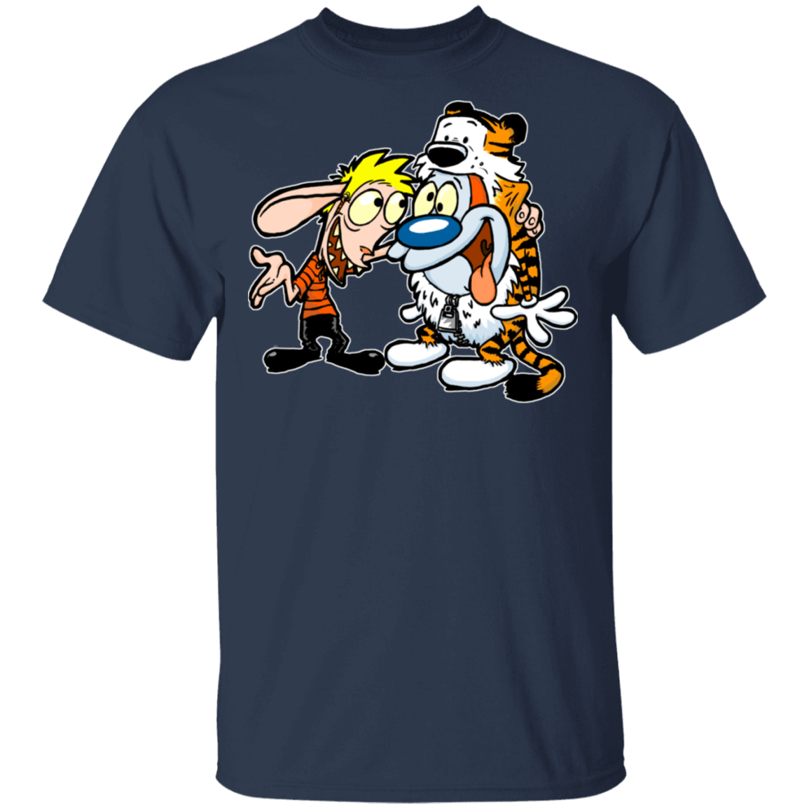 T-Shirts Navy / S Calren n Stimps T-Shirt