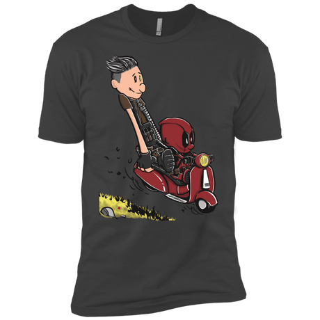 T-Shirts Heavy Metal / YXS Calvin & Deadpool Boys Premium T-Shirt