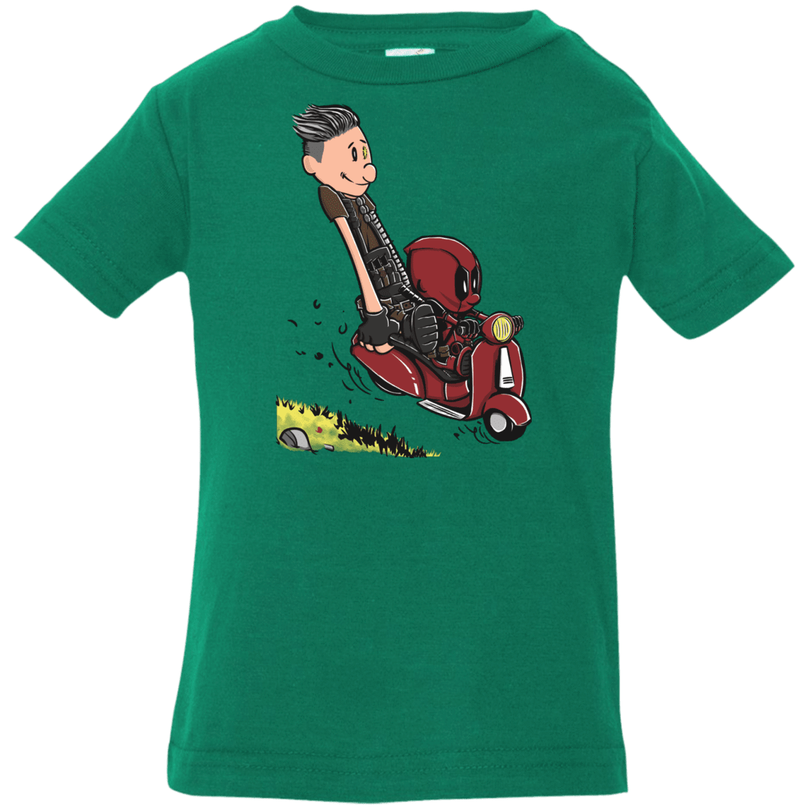 T-Shirts Kelly / 6 Months Calvin & Deadpool Infant Premium T-Shirt