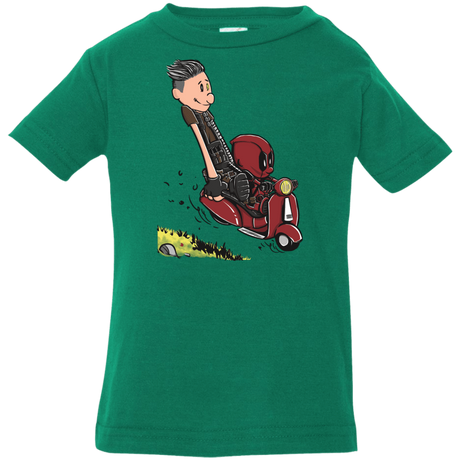 T-Shirts Kelly / 6 Months Calvin & Deadpool Infant Premium T-Shirt