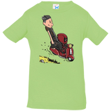 T-Shirts Key Lime / 6 Months Calvin & Deadpool Infant Premium T-Shirt