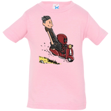 T-Shirts Pink / 6 Months Calvin & Deadpool Infant Premium T-Shirt