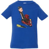 T-Shirts Royal / 6 Months Calvin & Deadpool Infant Premium T-Shirt