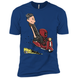 T-Shirts Royal / X-Small Calvin & Deadpool Men's Premium T-Shirt