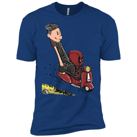 T-Shirts Royal / X-Small Calvin & Deadpool Men's Premium T-Shirt