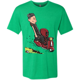 T-Shirts Envy / S Calvin & Deadpool Men's Triblend T-Shirt