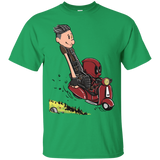 T-Shirts Irish Green / S Calvin & Deadpool T-Shirt