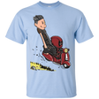 T-Shirts Light Blue / S Calvin & Deadpool T-Shirt