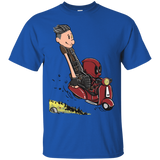 T-Shirts Royal / S Calvin & Deadpool T-Shirt