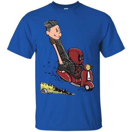 T-Shirts Royal / S Calvin & Deadpool T-Shirt