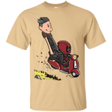 T-Shirts Vegas Gold / S Calvin & Deadpool T-Shirt