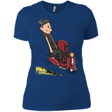 T-Shirts Royal / X-Small Calvin & Deadpool Women's Premium T-Shirt