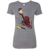 T-Shirts Premium Heather / S Calvin & Deadpool Women's Triblend T-Shirt