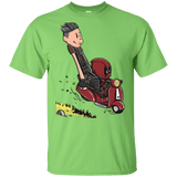 T-Shirts Lime / YXS Calvin & Deadpool Youth T-Shirt