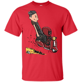 T-Shirts Red / YXS Calvin & Deadpool Youth T-Shirt