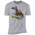 T-Shirts Heather Grey / S Calvin Yoda Mandalorian Men's Premium T-Shirt