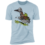 T-Shirts Light Blue / S Calvin Yoda Mandalorian Men's Premium T-Shirt