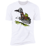 T-Shirts White / S Calvin Yoda Mandalorian Men's Premium T-Shirt