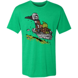 T-Shirts Envy / S Calvin Yoda Mandalorian Men's Triblend T-Shirt