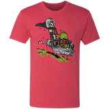 T-Shirts Vintage Red / S Calvin Yoda Mandalorian Men's Triblend T-Shirt