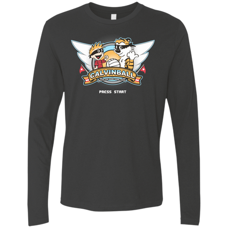T-Shirts Heavy Metal / Small Calvinball Video Game Men's Premium Long Sleeve