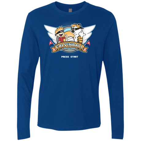 T-Shirts Royal / Small Calvinball Video Game Men's Premium Long Sleeve