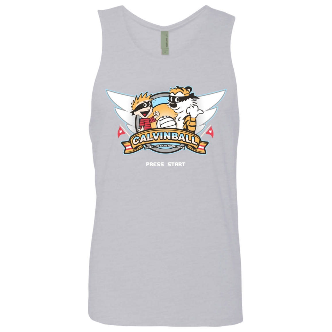 T-Shirts Heather Grey / Small Calvinball Video Game Men's Premium Tank Top