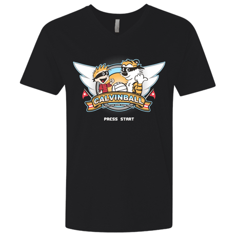 T-Shirts Black / X-Small Calvinball Video Game Men's Premium V-Neck