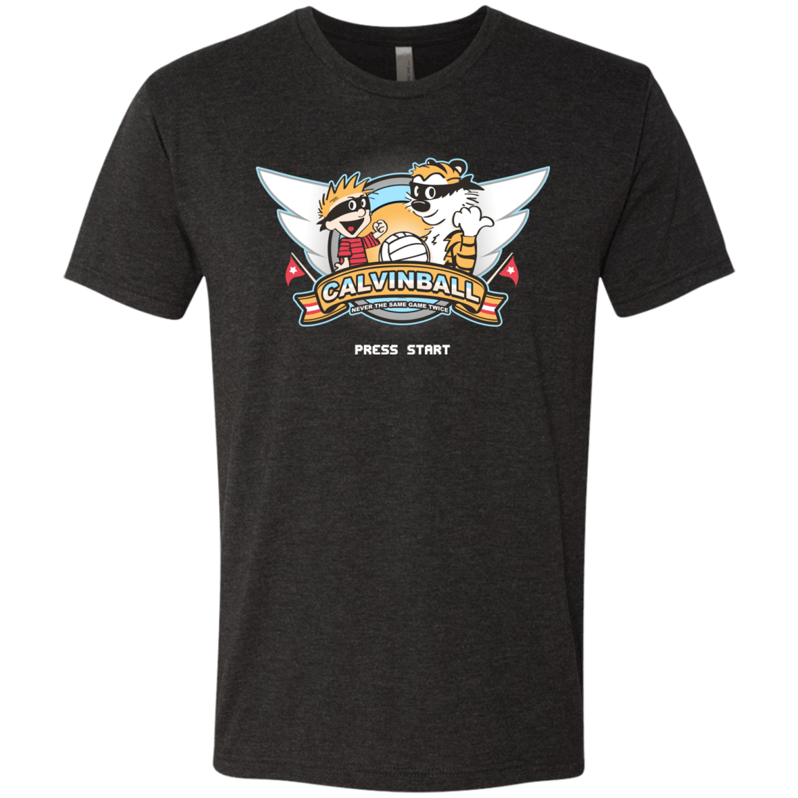 T-Shirts Vintage Black / Small Calvinball Video Game Men's Triblend T-Shirt