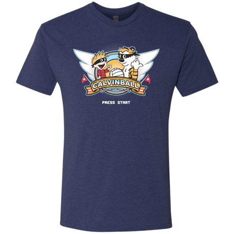 T-Shirts Vintage Navy / Small Calvinball Video Game Men's Triblend T-Shirt
