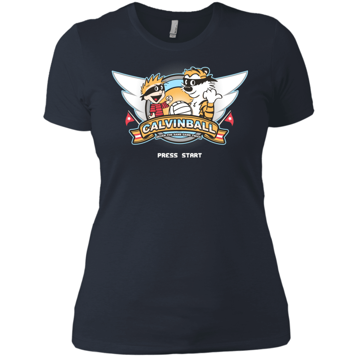 T-Shirts Indigo / X-Small Calvinball Video Game Women's Premium T-Shirt