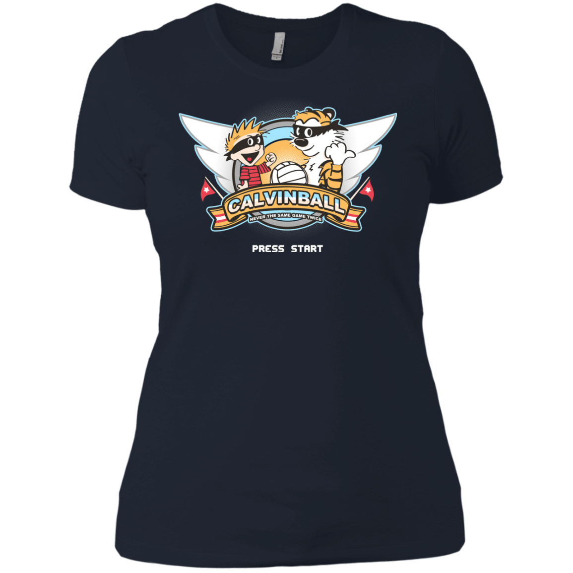 T-Shirts Midnight Navy / X-Small Calvinball Video Game Women's Premium T-Shirt
