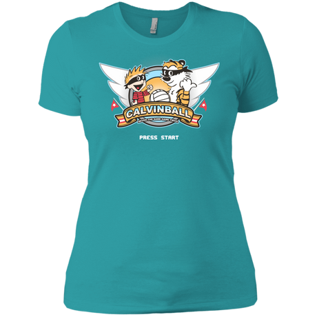 T-Shirts Tahiti Blue / X-Small Calvinball Video Game Women's Premium T-Shirt