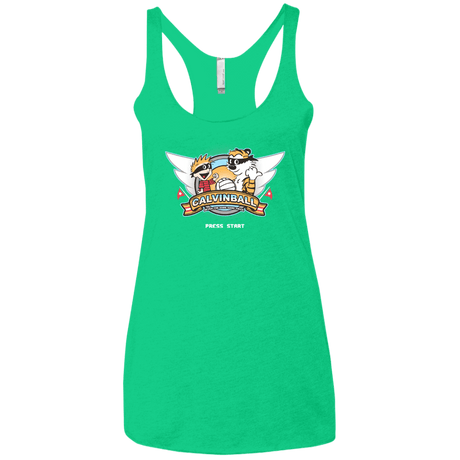 T-Shirts Envy / X-Small Calvinball Video Game Women's Triblend Racerback Tank