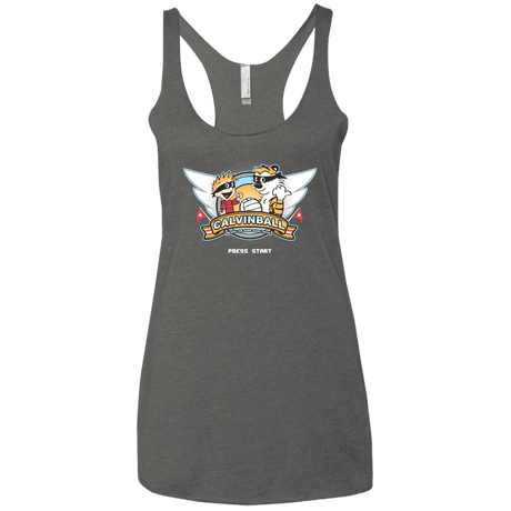 T-Shirts Premium Heather / X-Small Calvinball Video Game Women's Triblend Racerback Tank