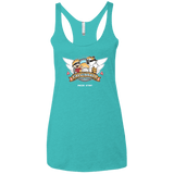 T-Shirts Tahiti Blue / X-Small Calvinball Video Game Women's Triblend Racerback Tank